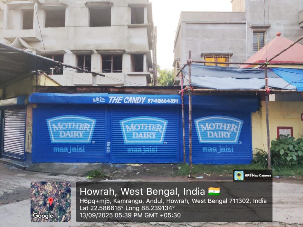 Mother dairy shop paintings
