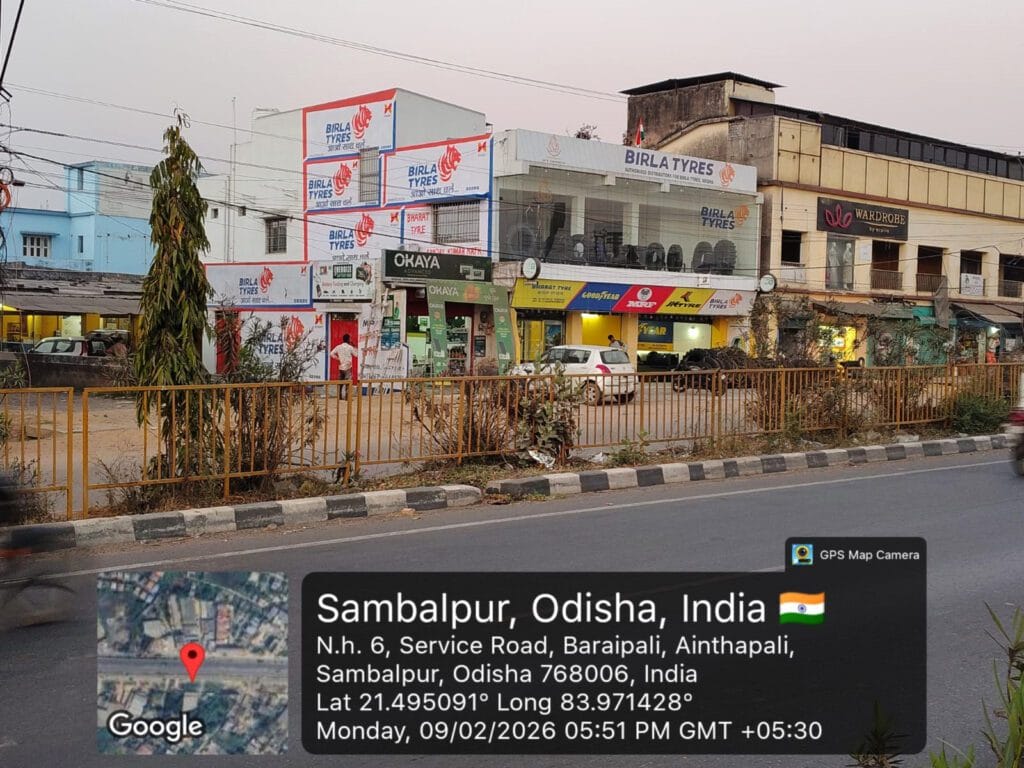 Birla Tyres outdoor advertising in Odisha